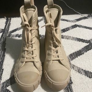 Zara combat boots.